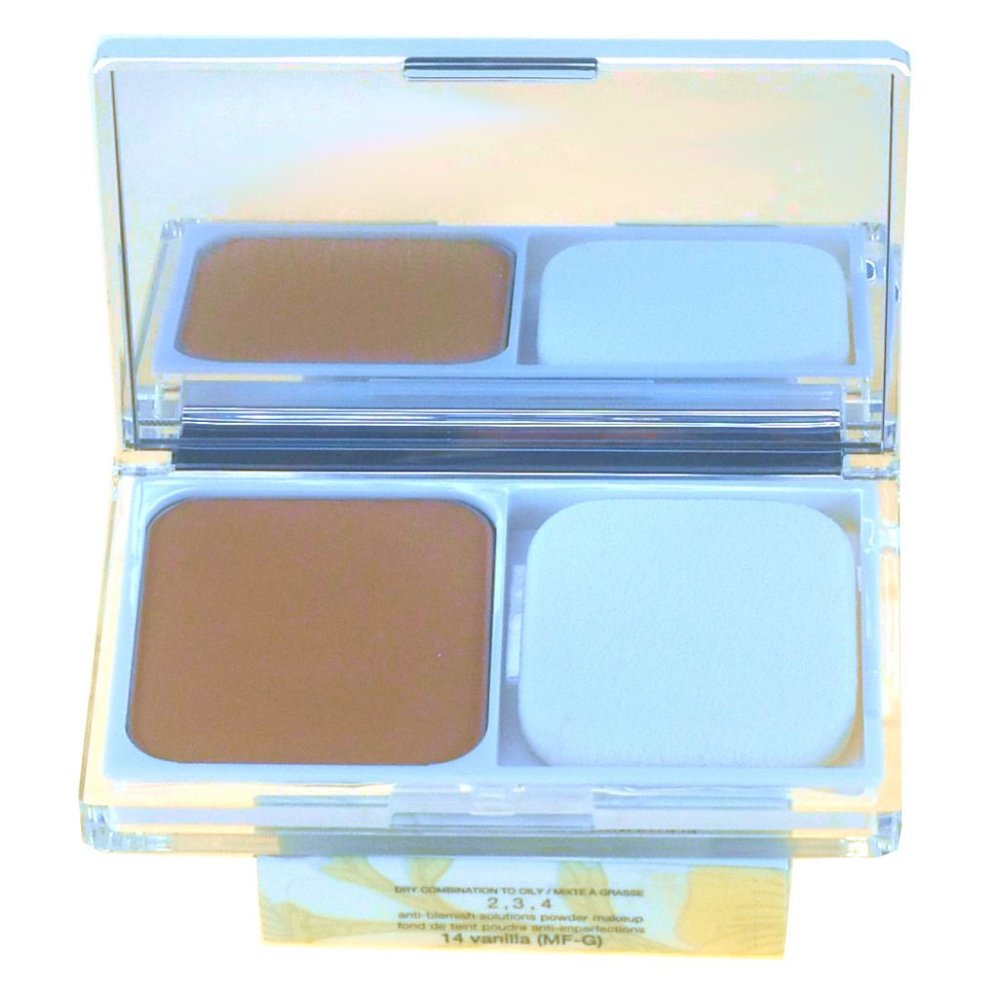 Clinique Acne Solutions Powder Makeup 14 Vanilla Full Size 0.35 oz New - Picture 2 of 5